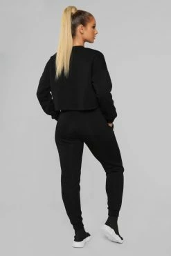 Fashion Nova Like A Champ Jogger - Black Pants
