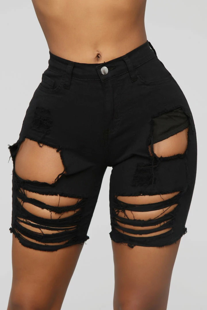 Deals ⭐ Fashion Nova Gone Fishing Shorts - Black ⭐ 4 Fashion Nova Gone Fishing Shorts - Black