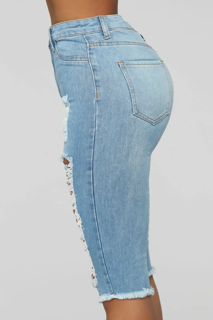 Flash Sale ❤️ Fashion Nova Lost At Sea Shorts - Light Blue 🎁 7 Fashion Nova Lost At Sea Shorts - Light Blue