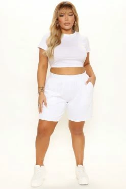 Best reviews of π Fashion Nova Lounge With Me Sweatshorts - White π₯° 14 Fashion Nova Lounge With Me Sweatshorts - White