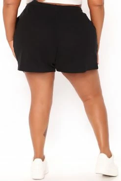 Fashion Nova Up All Night Sweatshorts - Black