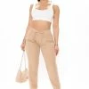 Best Sale ๐ Fashion Nova Pants Not What You Think Ribbed Joggers - Camel ๐ 1 Fashion Nova Pants Not What You Think Ribbed Joggers - Camel