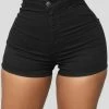 Discount ๐ Fashion Nova Won't Stop Denim Shorts - Black ๐ 1 Fashion Nova Won't Stop Denim Shorts - Black