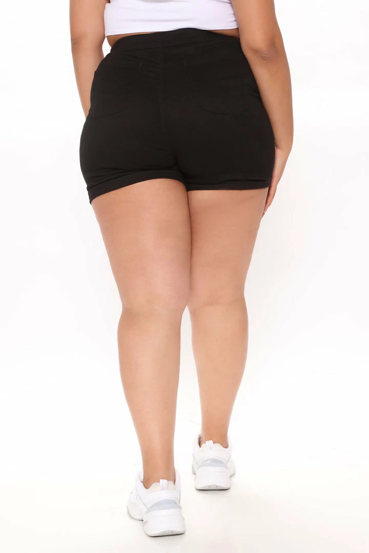 Fashion Nova Shape Shift Shorts - Black