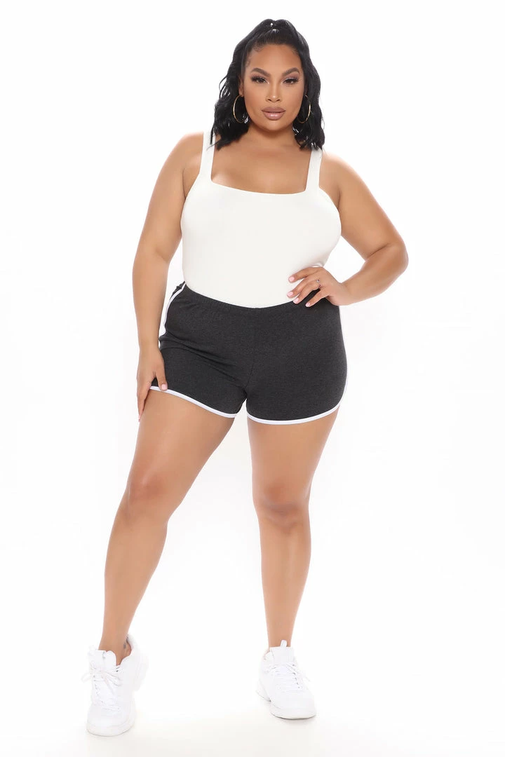 New π Fashion Nova Play Fun Dolphin Short - Charcoal π 7 Fashion Nova Play Fun Dolphin Short - Charcoal