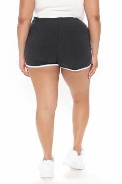 New π Fashion Nova Play Fun Dolphin Short - Charcoal π 16 Fashion Nova Play Fun Dolphin Short - Charcoal