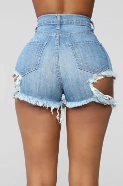 Top 10 ๐งจ Fashion Nova Nowhere To Run Distressed Shorts - Medium Blue Wash ๐ 16 Fashion Nova Nowhere To Run Distressed Shorts - Medium Blue Wash