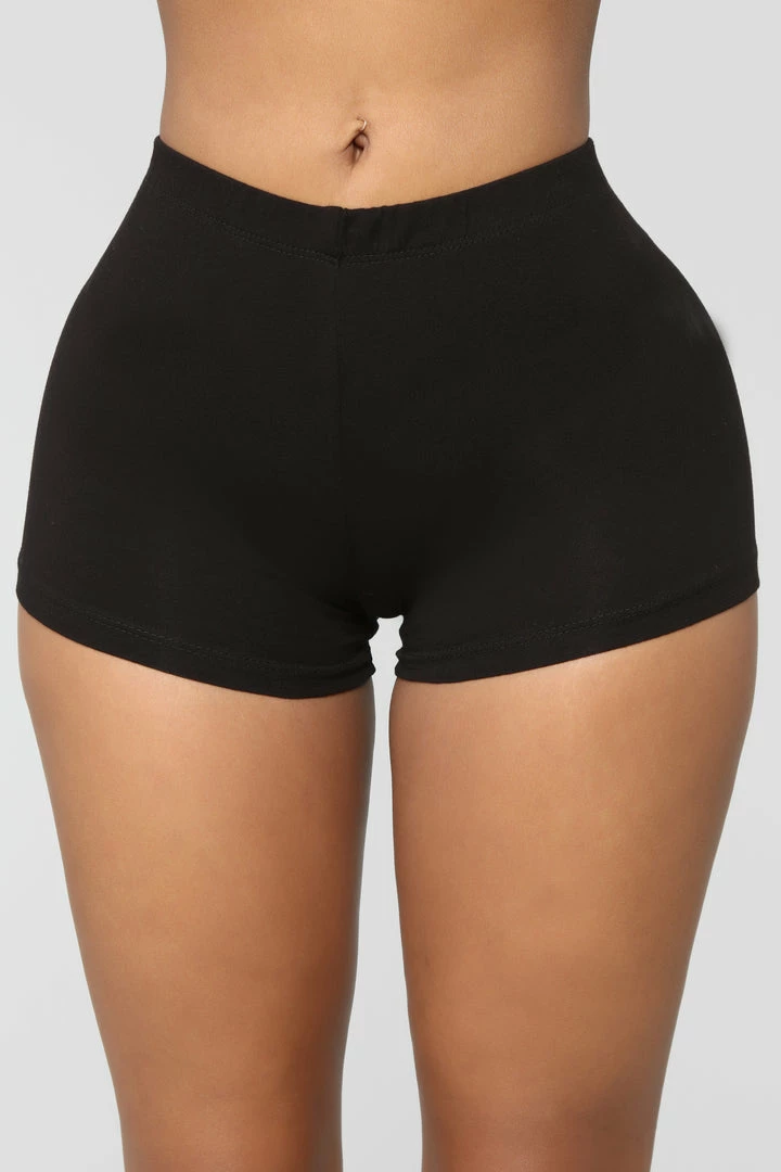 Promo 😉 Fashion Nova Plain Jane Mini Shorts - Black 👏 4 Fashion Nova Plain Jane Mini Shorts - Black
