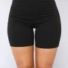 Fashion Nova Classic Mini Biker Shorts - Black