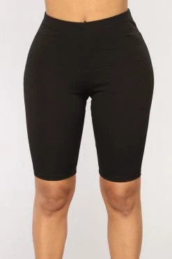 Fashion Nova Almost Everyday Biker Shorts - Black