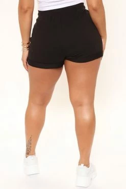 Fashion Nova Gracie Shorts - Black