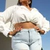 Fashion Nova Great Getaway Cuffed Denim Shorts - Light Blue Wash