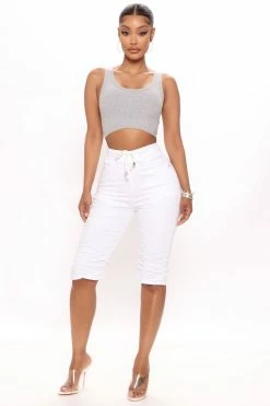 Fashion Nova Combat Cutie Camo Shorts - White