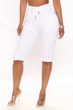 Fashion Nova Combat Cutie Camo Shorts - White