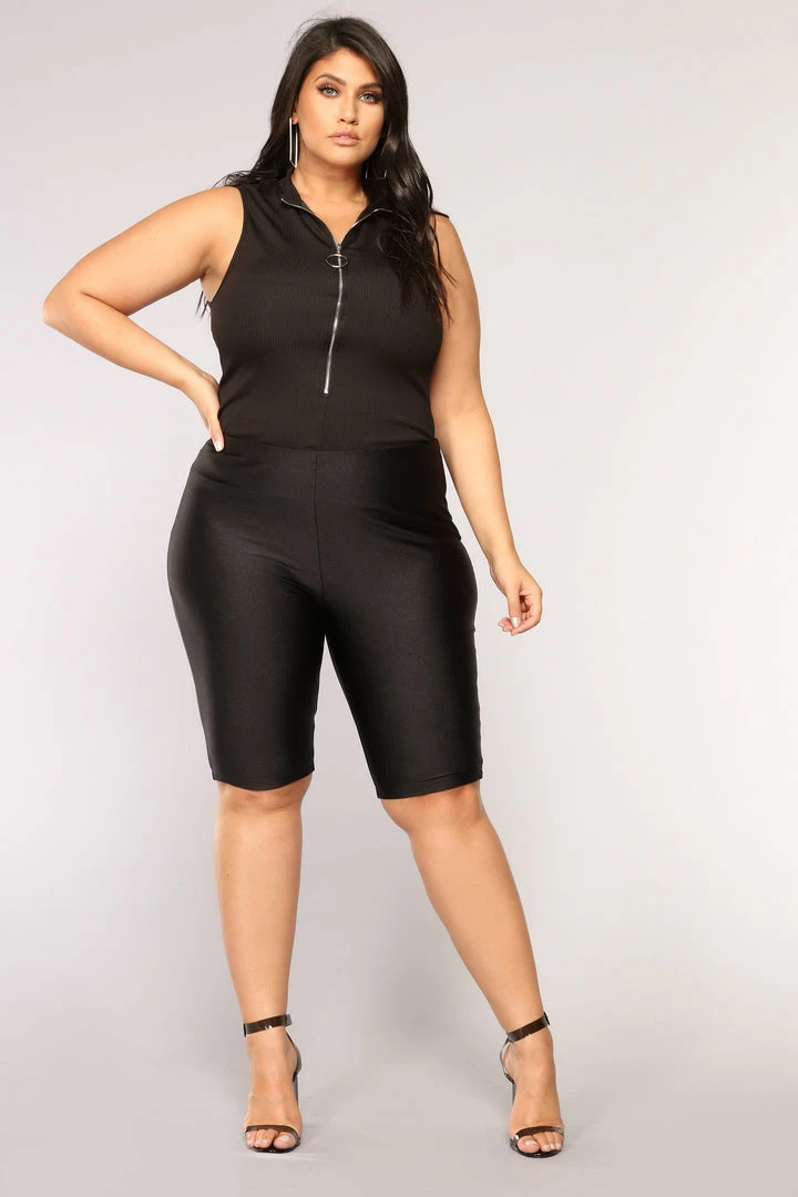 Outlet 🎉 Fashion Nova Curves For Days Biker Shorts - Black 🔥 10 Fashion Nova Curves For Days Biker Shorts - Black