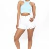 Discount ๐ Fashion Nova Don't Say No High Rise Denim Shorts - White โจ 2 Fashion Nova Don't Say No High Rise Denim Shorts - White
