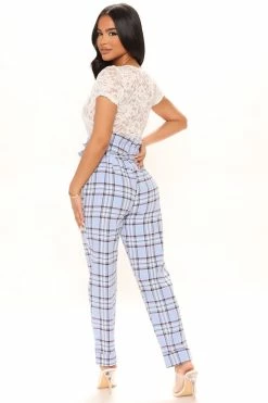 Best deal π Fashion Nova Plaid With Your Emotions Pants - Blue/combo βοΈ 12 Fashion Nova Plaid With Your Emotions Pants - Blue/combo