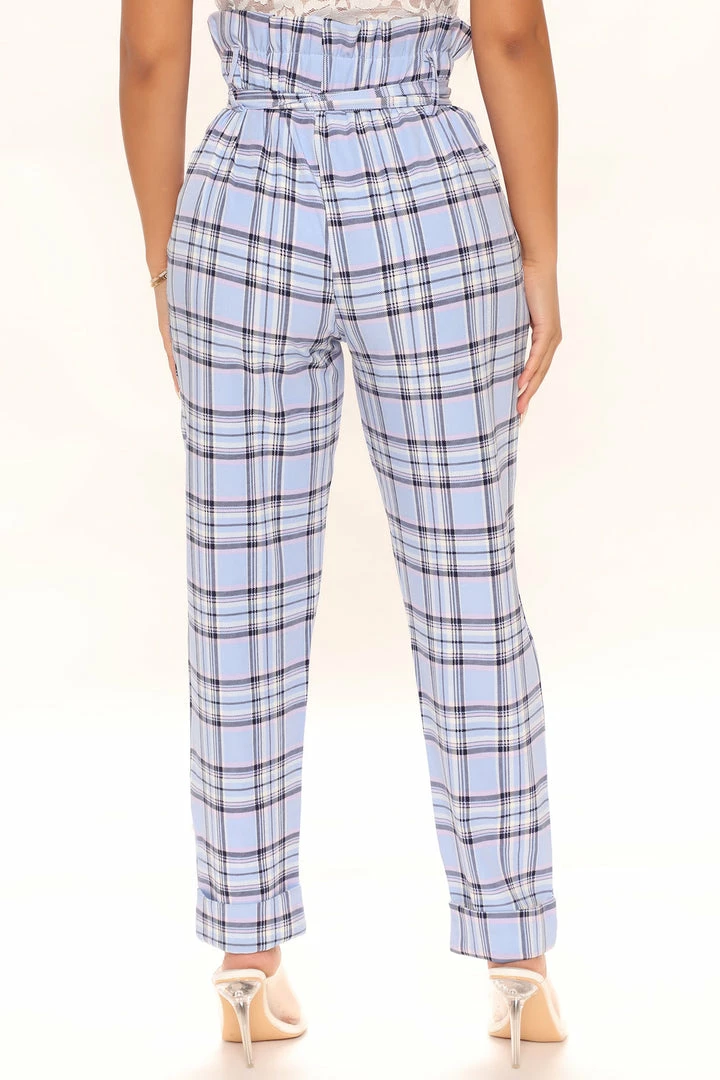 Best deal π Fashion Nova Plaid With Your Emotions Pants - Blue/combo βοΈ 6 Fashion Nova Plaid With Your Emotions Pants - Blue/combo