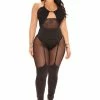 Fashion Nova Your Temptation Mesh Legging - Black Leggings