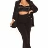 Fashion Nova Celine High Waist Dress Pants - Black