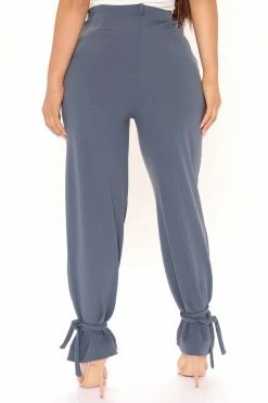 Fashion Nova Into The Office Trouser - Indigo Pants