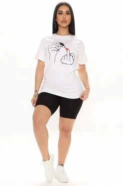 Fashion Nova Keeping Up Biker Short - Black Shorts