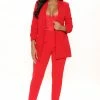 Buy ๐ Fashion Nova Stay A While Trouser - Red ๐ 1 Fashion Nova Stay A While Trouser - Red