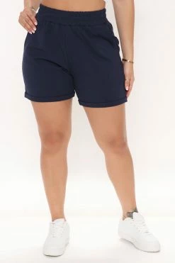 Fashion Nova Lounge With Me Sweatshorts - Navy