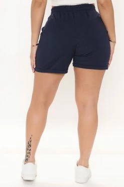 Fashion Nova Lounge With Me Sweatshorts - Navy
