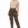 Fashion Nova Bring It Cargo Pant 26 - Camouflage Pants