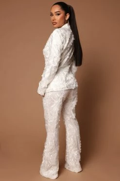 Fashion Nova Kelsey High Waisted Pant - White