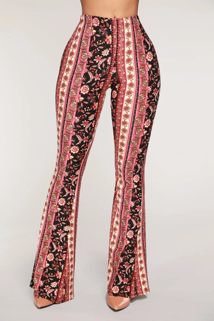 Buy β Fashion Nova Desert Dreamer Flare Pants - Rust 𧨠4 Fashion Nova Desert Dreamer Flare Pants - Rust