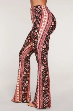 Buy β Fashion Nova Desert Dreamer Flare Pants - Rust 𧨠18 Fashion Nova Desert Dreamer Flare Pants - Rust