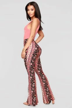 Buy β Fashion Nova Desert Dreamer Flare Pants - Rust 𧨠19 Fashion Nova Desert Dreamer Flare Pants - Rust