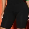Fashion Nova Hailey Biker Shorts - Black