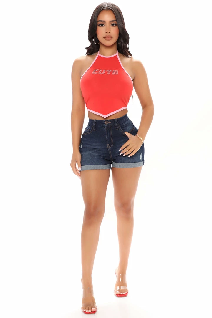 Top 10 ✨ Fashion Nova Talk About It High Rise Stretch Denim Shorts - Dark Wash ✨ 3 Fashion Nova Talk About It High Rise Stretch Denim Shorts - Dark Wash