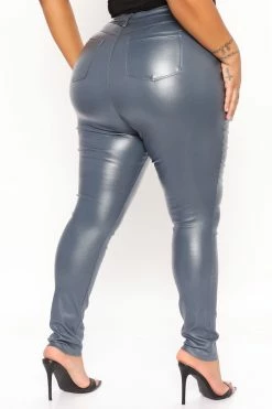 Fashion Nova Sammie High Rise Pants - Indigo