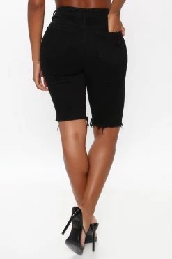 Discount ๐ Fashion Nova Haley Denim Bermuda Shorts - Black โค๏ธ 7 Fashion Nova Haley Denim Bermuda Shorts - Black