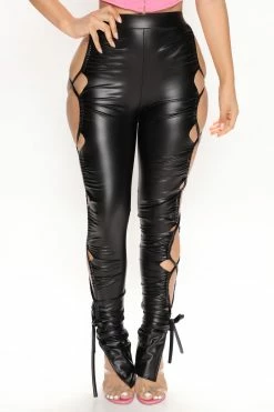 Promo 🤩 Fashion Nova That Girl Faux Leather Pant - Black Pants 🔥 12 Fashion Nova That Girl Faux Leather Pant - Black Pants