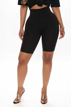 Fashion Nova Shorts My Favorite Biker Short - Black