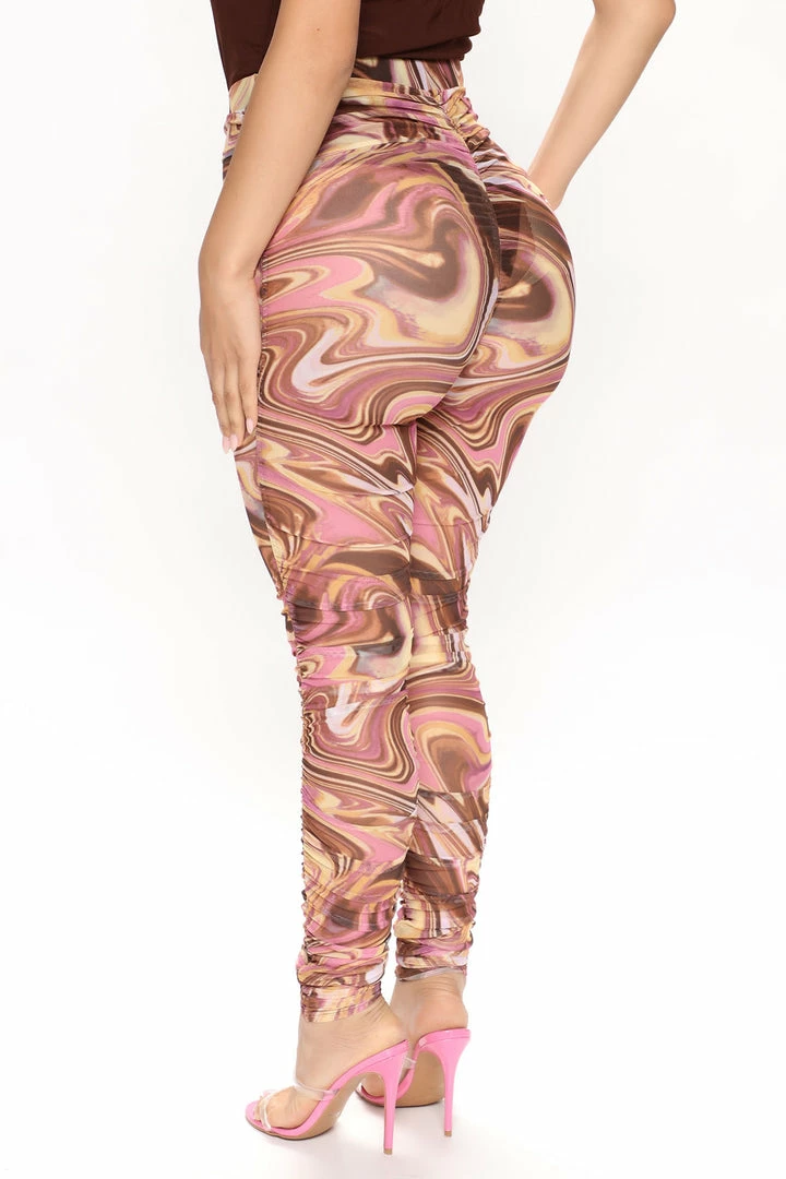 Outlet π Fashion Nova Take Me Just Like That Ruched Leggings - Brown/combo βοΈ 5 Fashion Nova Take Me Just Like That Ruched Leggings - Brown/combo