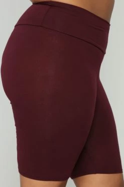 Budget ๐ Fashion Nova Brooke Biker Shorts - Burgundy ๐ 17 Fashion Nova Brooke Biker Shorts - Burgundy