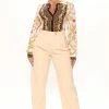 Fashion Nova Pants Take Care Of Business Trouser 30 - Cream