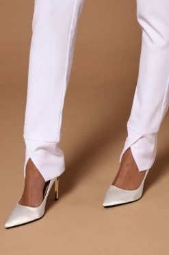 Fashion Nova Athena High Rise Pant - White