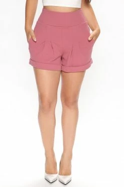 Fashion Nova Shorts Sasha Short - Mauve