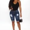 Flash Sale ✨ Fashion Nova Shorts Hold Me Closer Booty Lifting Denim Bermudas - Dark Wash 🛒 2 Fashion Nova Shorts Hold Me Closer Booty Lifting Denim Bermudas - Dark Wash