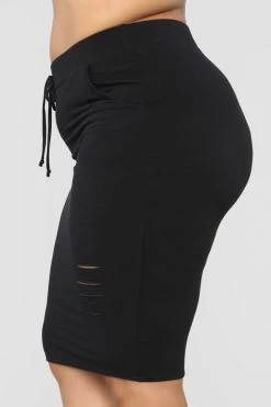 Fashion Nova Casual Lover Skirt - Black