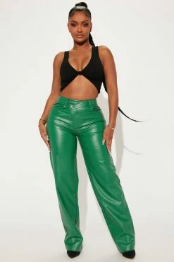 Fashion Nova Wanna Talk To You Pants 33 - Kelly Green