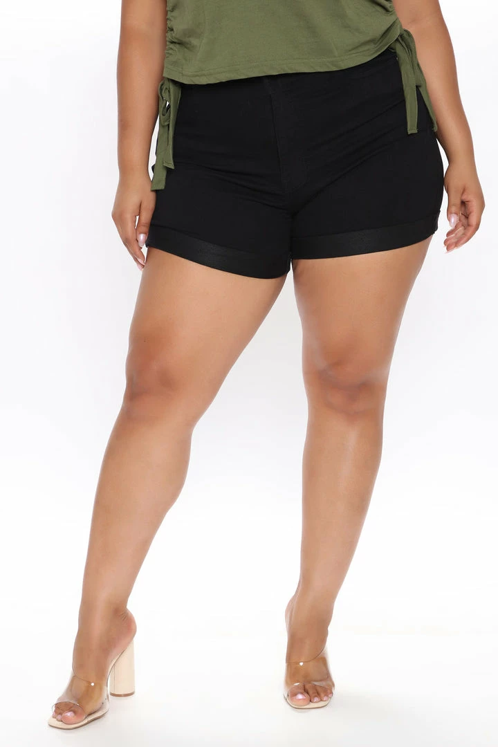 Wholesale 🌟 Fashion Nova Carter Denim Shorts - Black 👍 8 Fashion Nova Carter Denim Shorts - Black