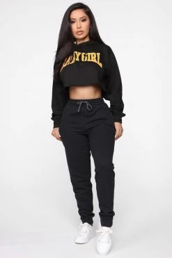 Discount ⌛ Fashion Nova Baby Girl Sweatpants - Black 🎁 17 Fashion Nova Baby Girl Sweatpants - Black
